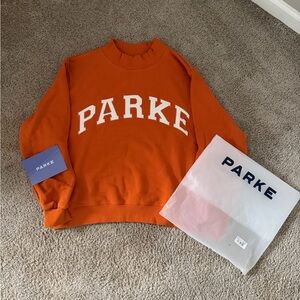 PARKE Orange Women's Sweatshirt